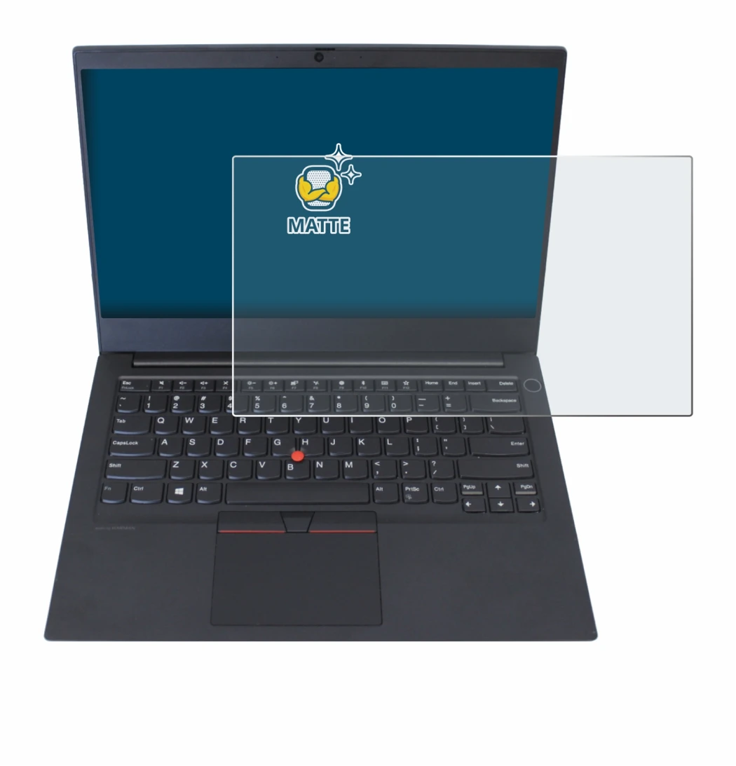 Abbildung des Geräts Lenovo ThinkPad E14 Gen 1 mit einer Vielzahl des Displayschutzes.