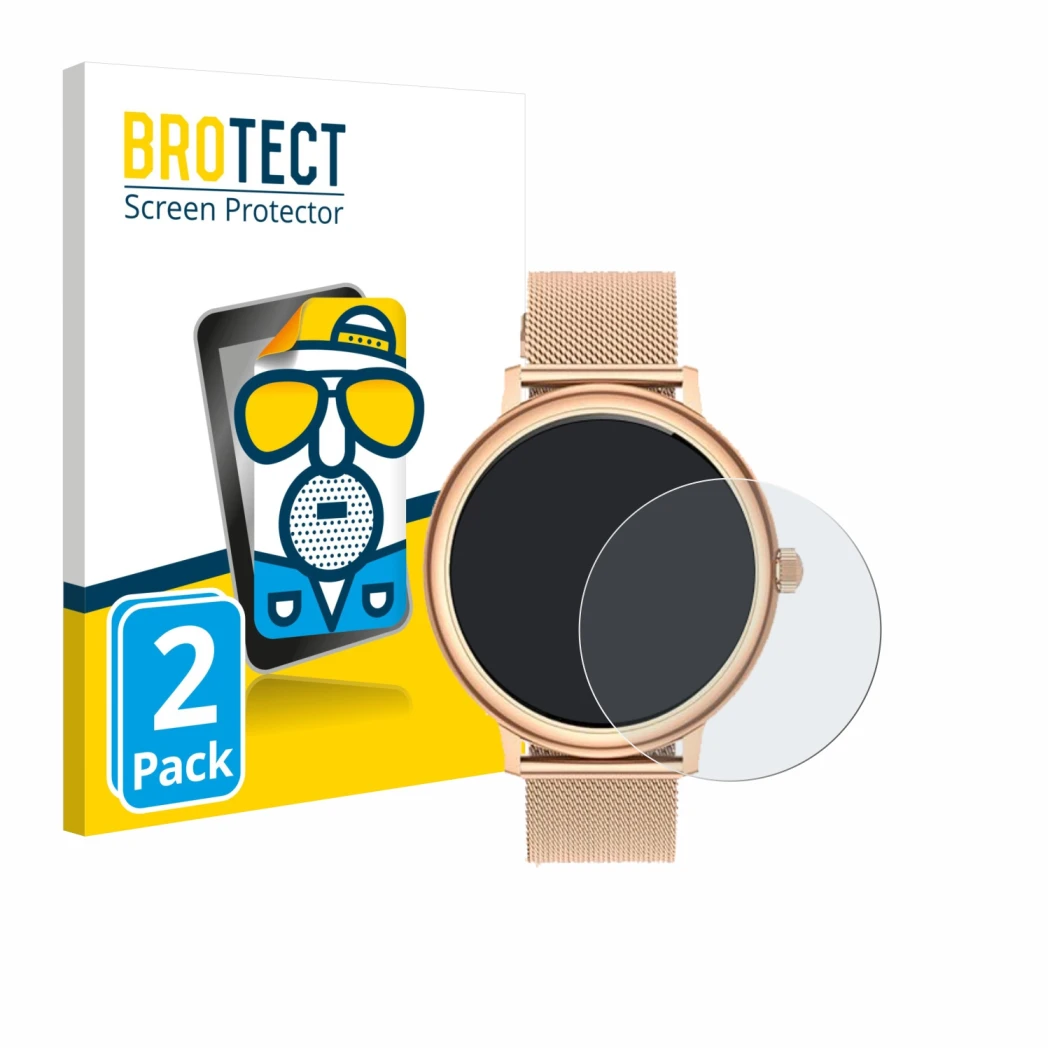 Vorderseite einer Produktverpackung mit dem Markenlogo BROTECT. Daneben ist das Gerät Ruxingx AK98 1.19