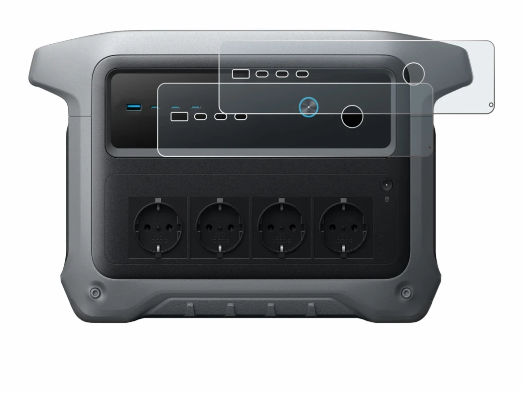 Abbildung des Geräts Anker SOLIX C1000 Gen 2 mit einer Vielzahl des Displayschutzes.