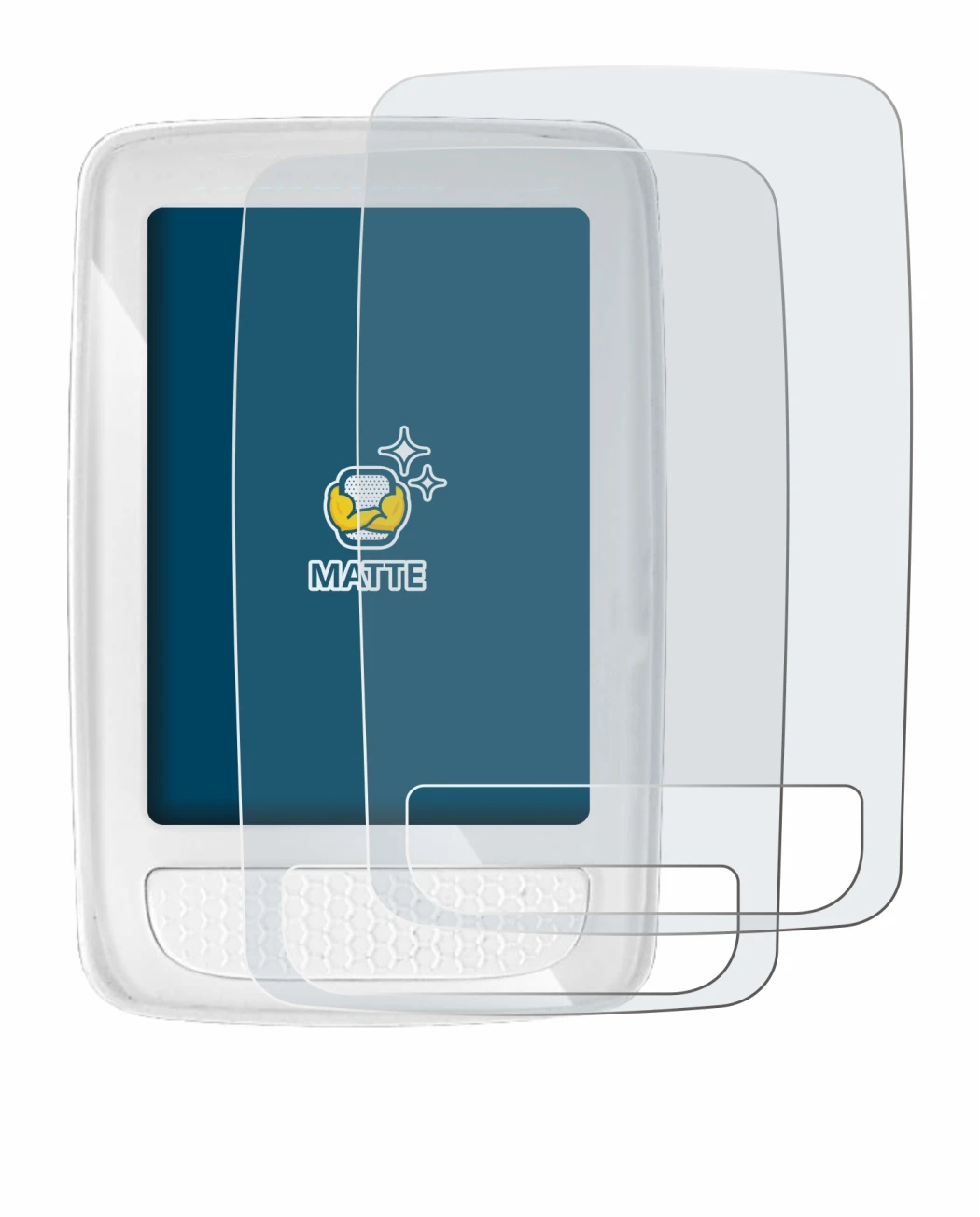 Abbildung des Geräts Giant Axact 14W mit einer Vielzahl des Displayschutzes.