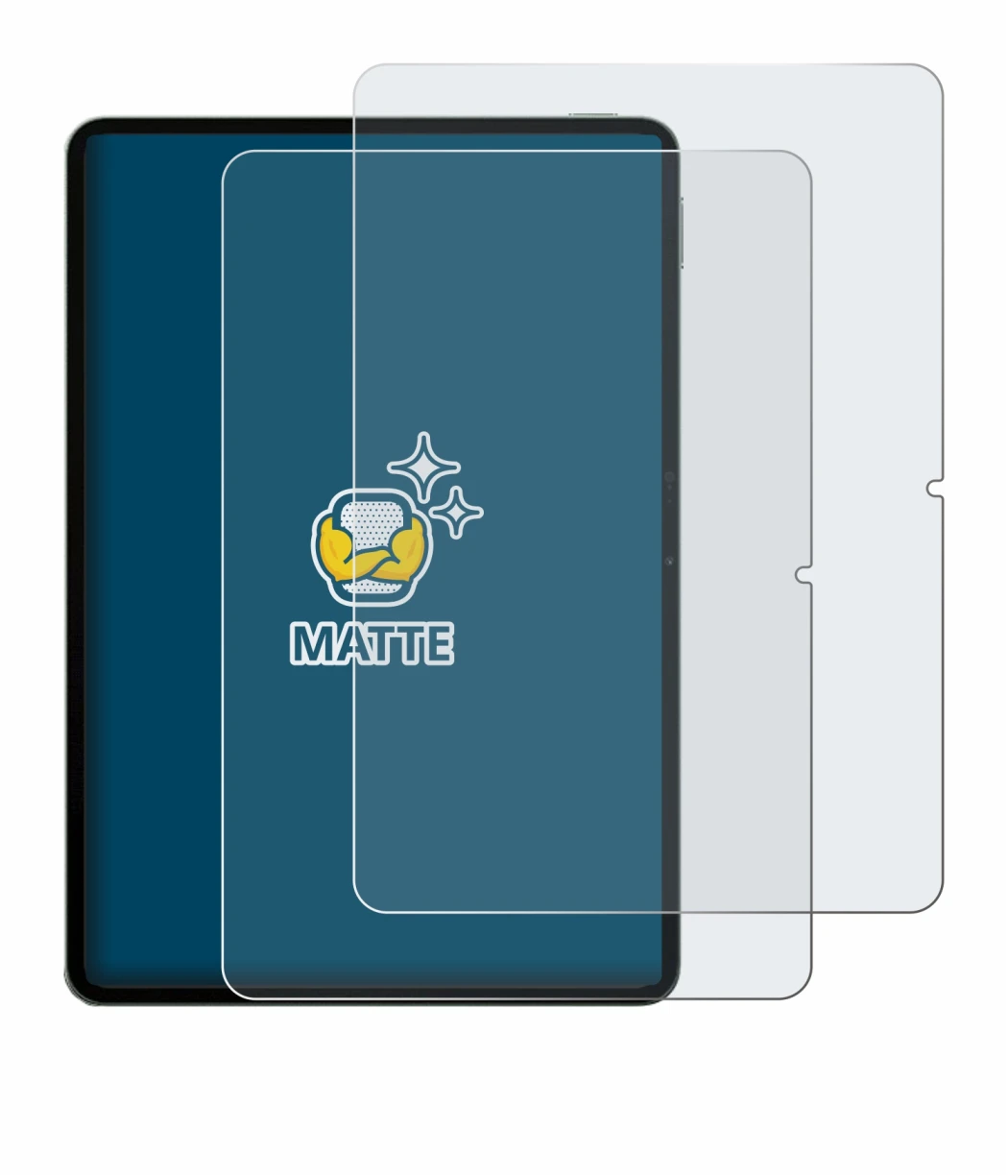 Abbildung des Geräts Xiaomi Pad 8 Pro mit einer Vielzahl des Displayschutzes.