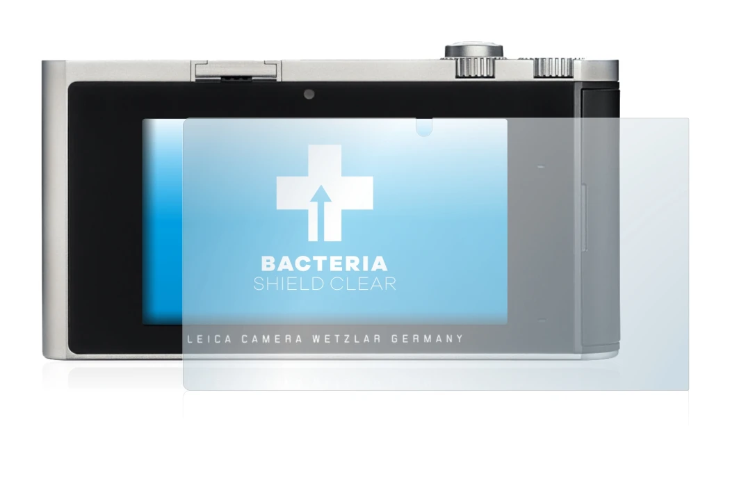 Abbildung des Geräts Leica T (Typ 701) mit einer Vielzahl des Displayschutzes.