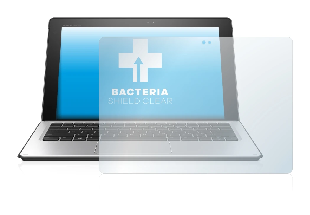 Abbildung des Geräts HP Elite x2 1012 G1 mit einer Vielzahl des Displayschutzes.