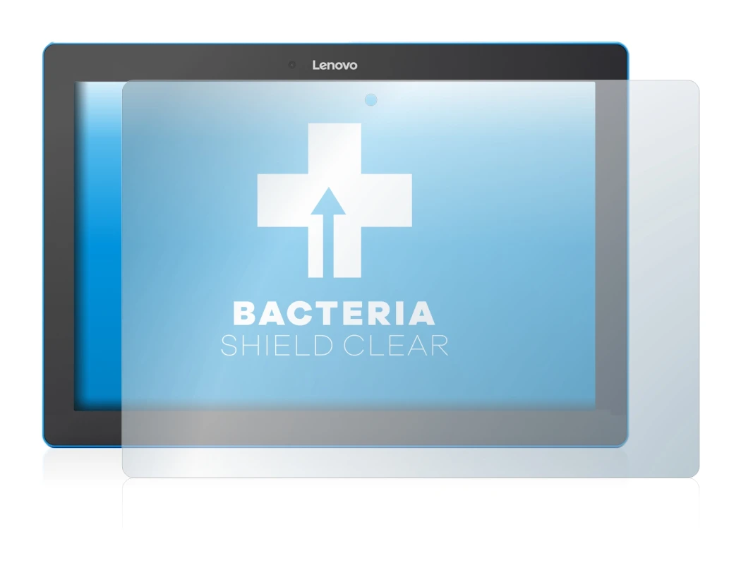 Abbildung des Geräts Lenovo Tab 10 TB-X103F mit einer Vielzahl des Displayschutzes.