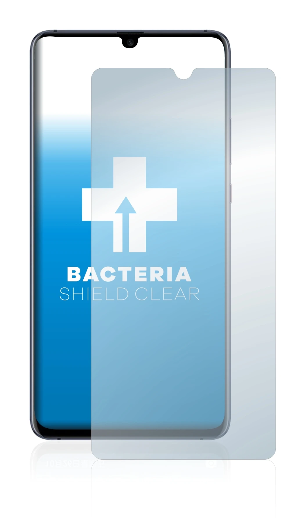 Abbildung des Geräts Huawei Mate 20 X (5G) mit einer Vielzahl des Displayschutzes.