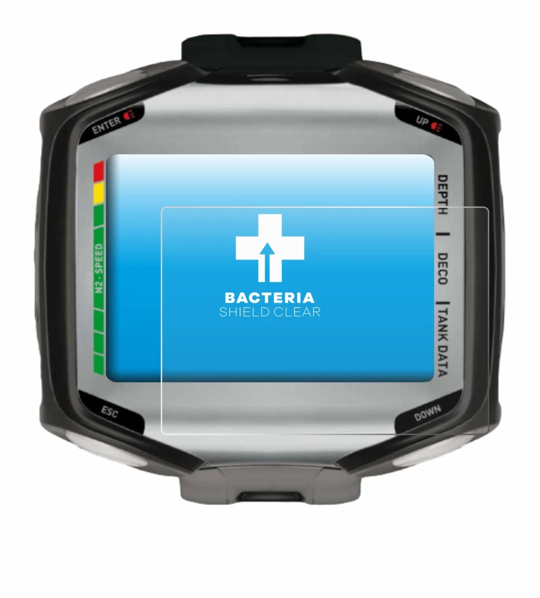 Abbildung des Geräts Mares Quad mit einer Vielzahl des Displayschutzes.