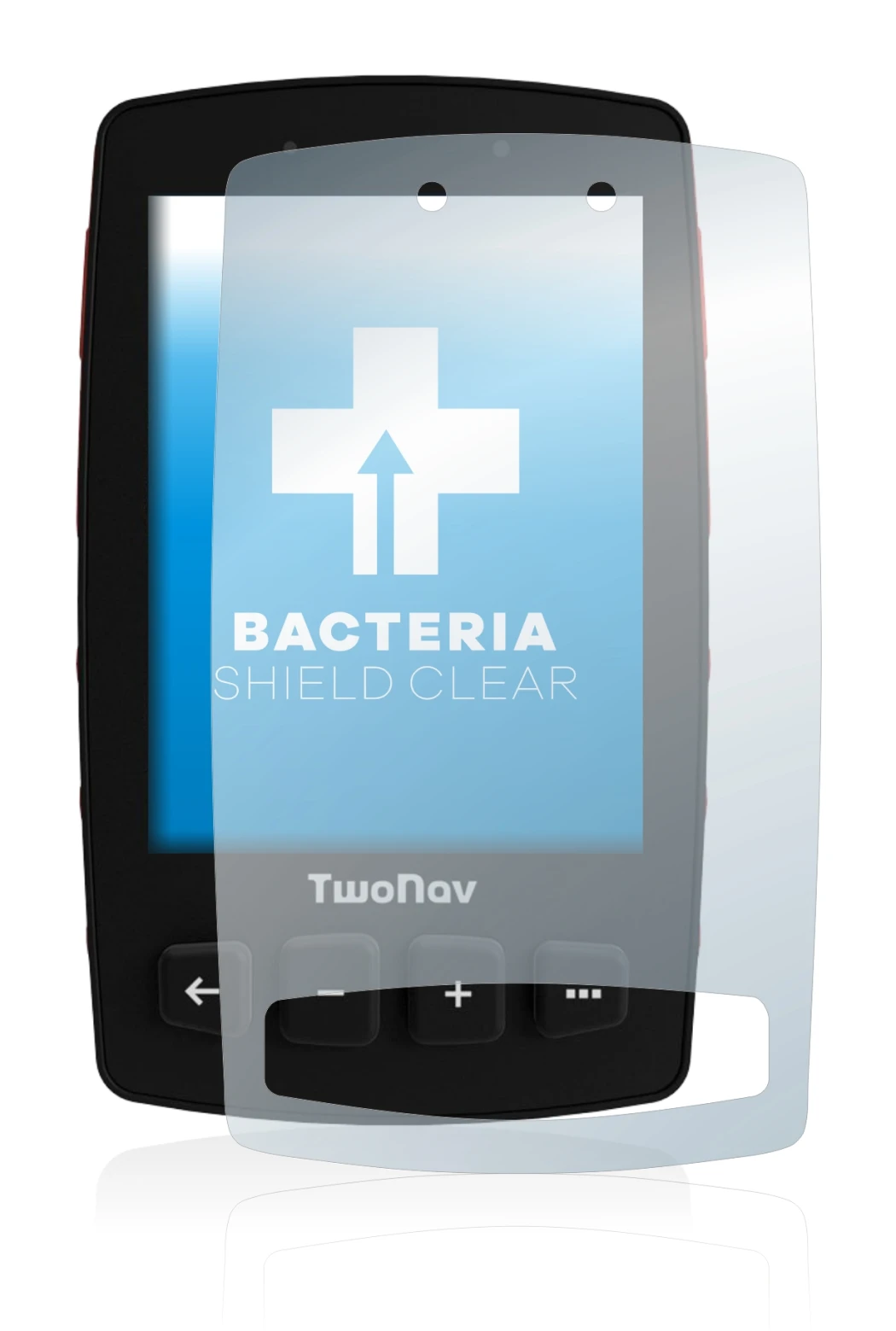 Abbildung des Geräts TwoNav Trail 2 mit einer Vielzahl des Displayschutzes.