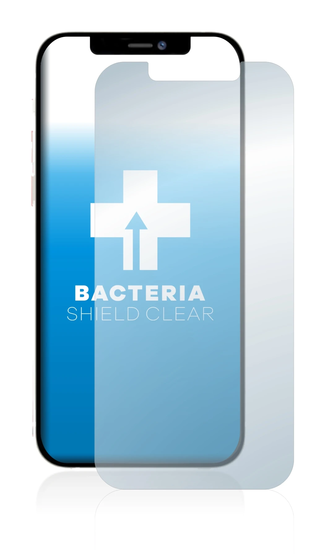 Abbildung des Geräts Apple iPhone 12 Pro Max mit einer Vielzahl des Displayschutzes.