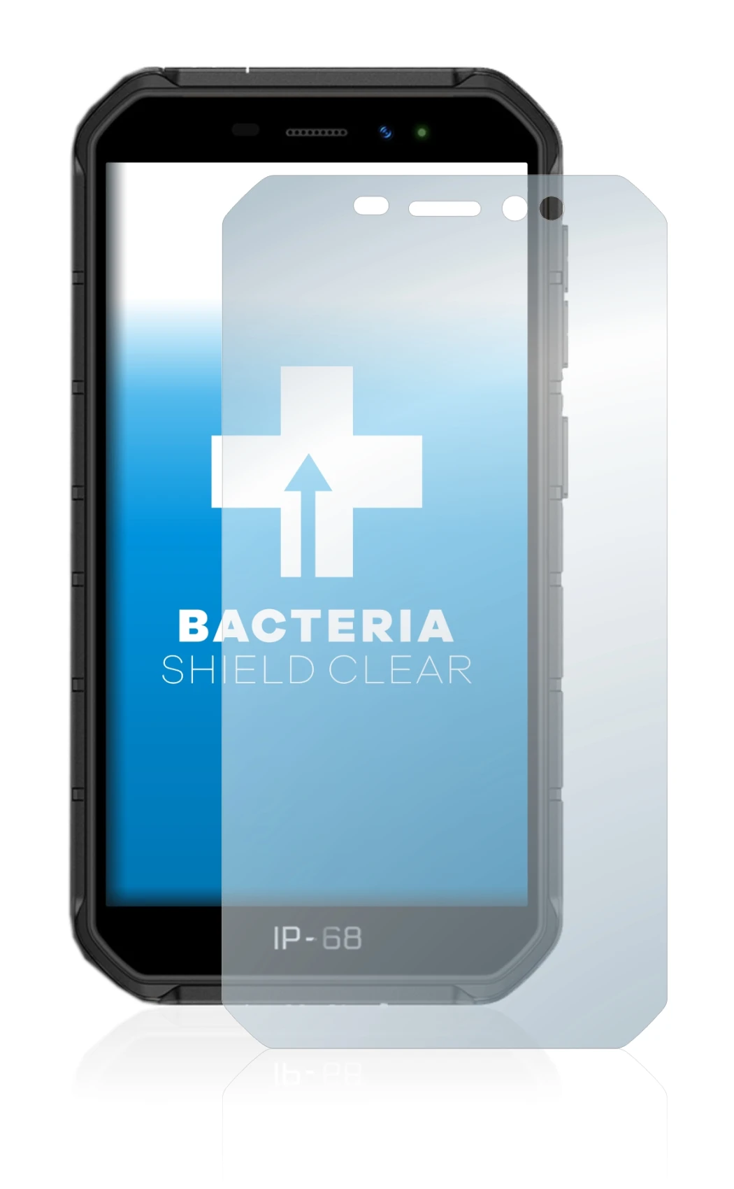 Abbildung des Geräts Ulefone Armor X7 mit einer Vielzahl des Displayschutzes.