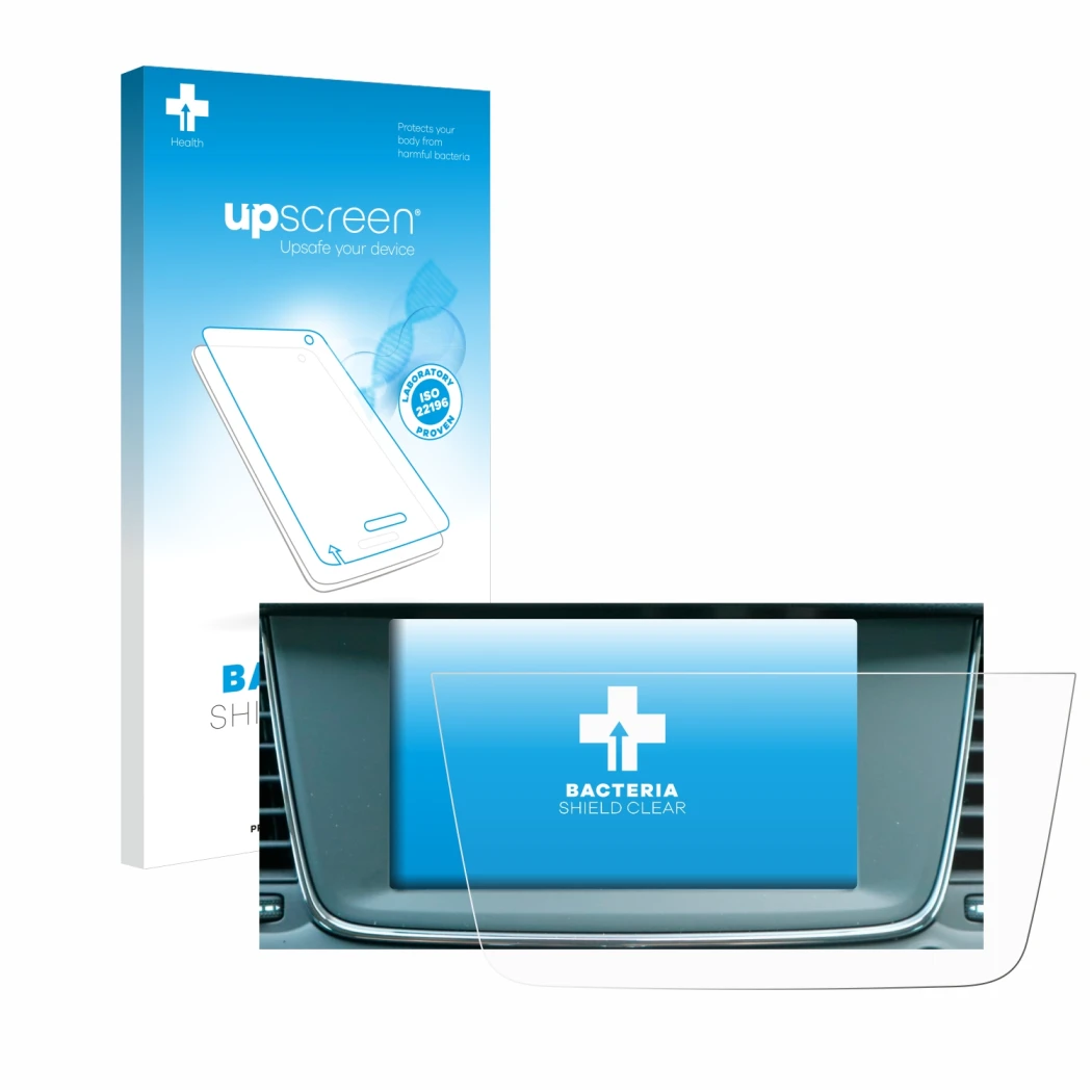 Vorderseite einer Produktverpackung mit dem Markenlogo upscreen. Daneben ist das Gerät Opel Grandland X Hybrid 2020 IntelliLin