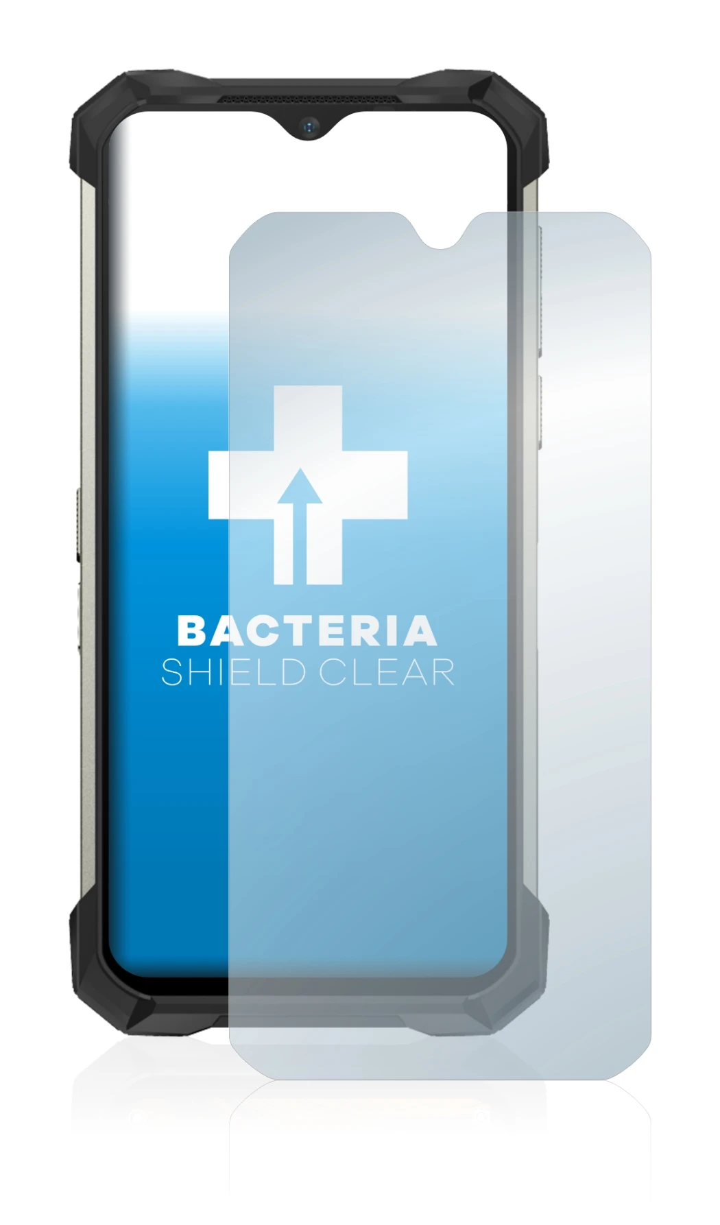 Abbildung des Geräts Doogee S88 Pro mit einer Vielzahl des Displayschutzes.