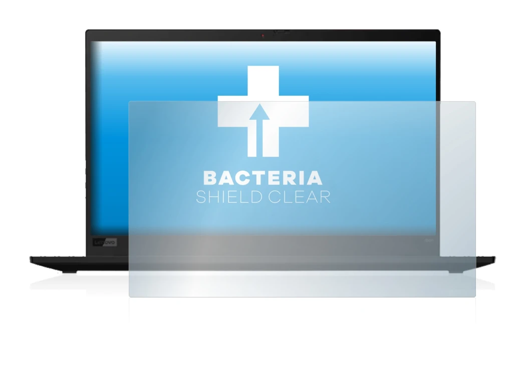 Abbildung des Geräts Lenovo ThinkPad X1 Carbon (8. Gen.) mit einer Vielzahl des Displayschutzes.