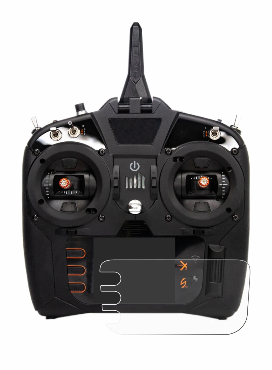 Abbildung des Geräts Spektrum NX8 mit einer Vielzahl des Displayschutzes.