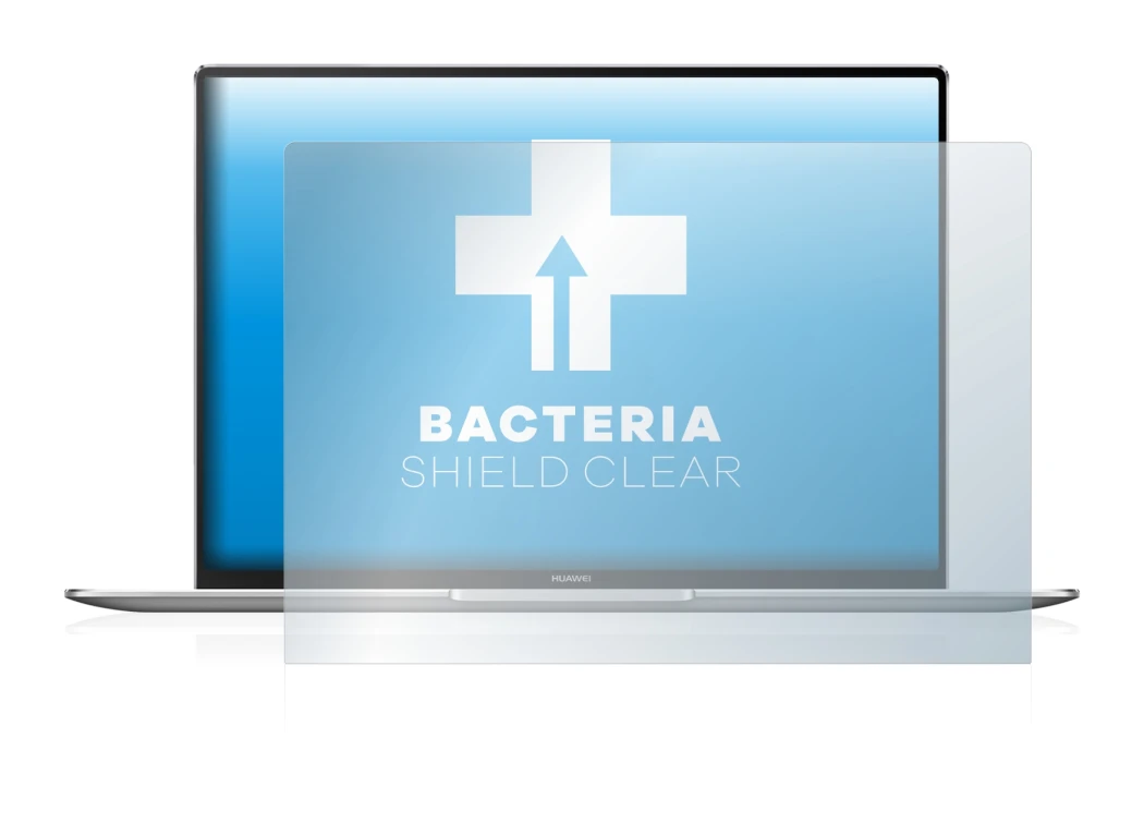 Abbildung des Geräts Huawei MateBook X Pro 2021 mit einer Vielzahl des Displayschutzes.