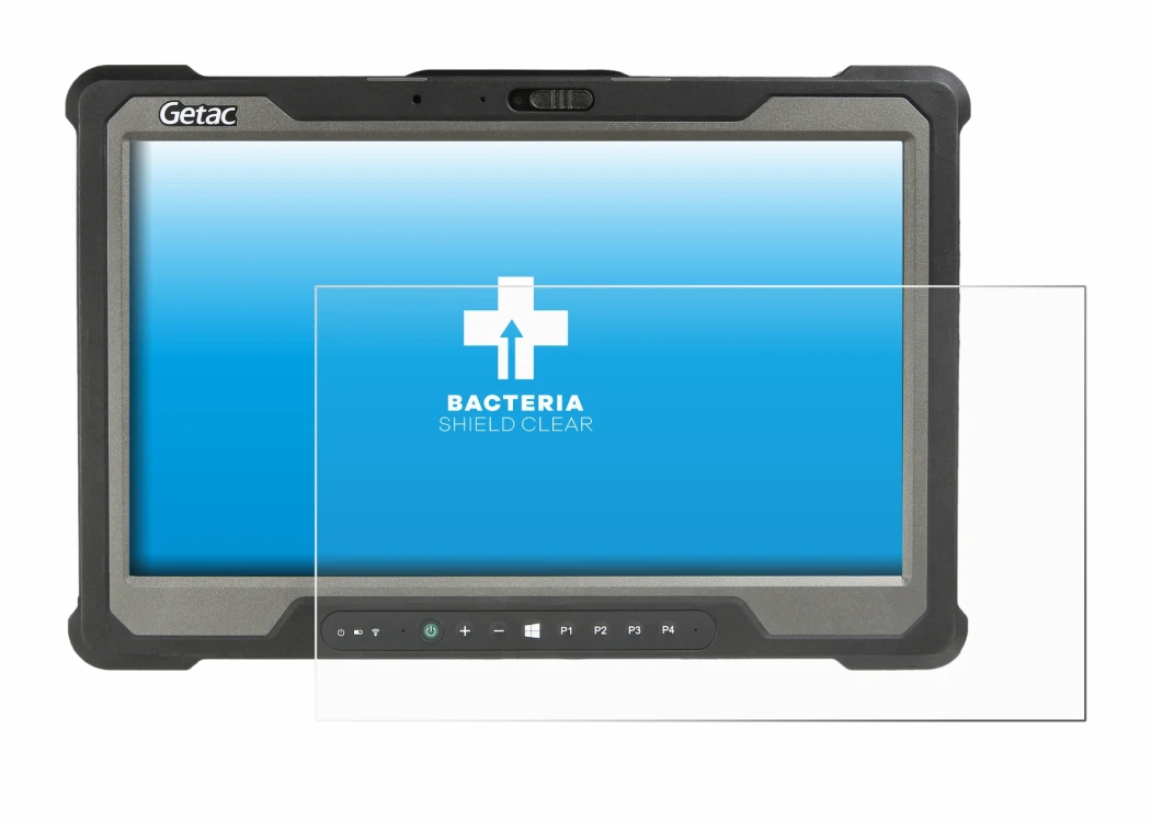 Abbildung des Geräts Getac A140 mit einer Vielzahl des Displayschutzes.