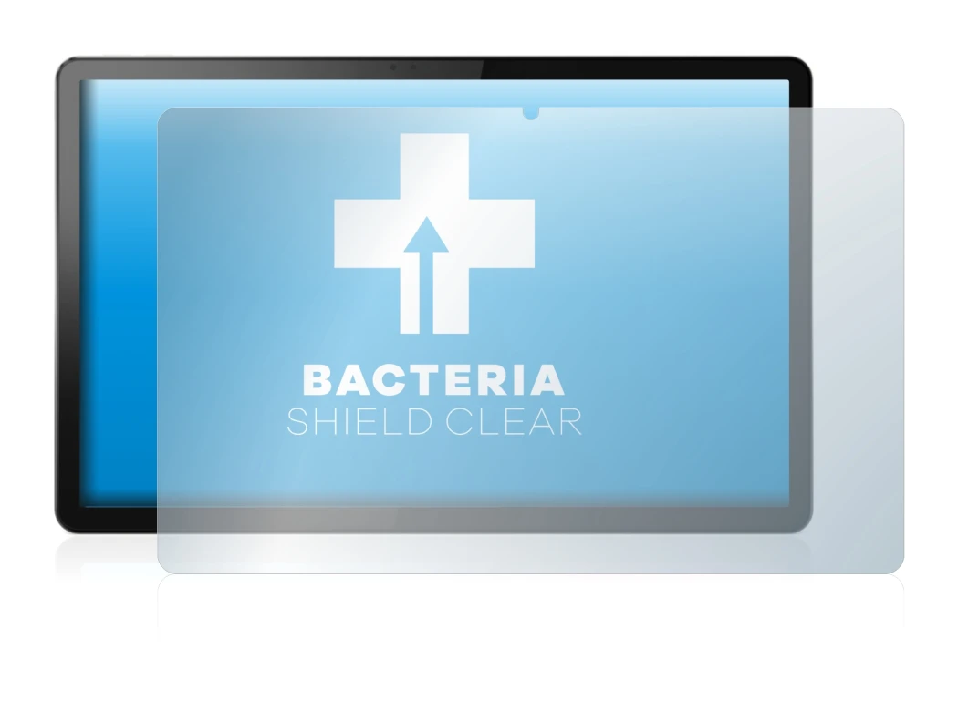 Abbildung des Geräts Lenovo Tab P11 5G mit einer Vielzahl des Displayschutzes.