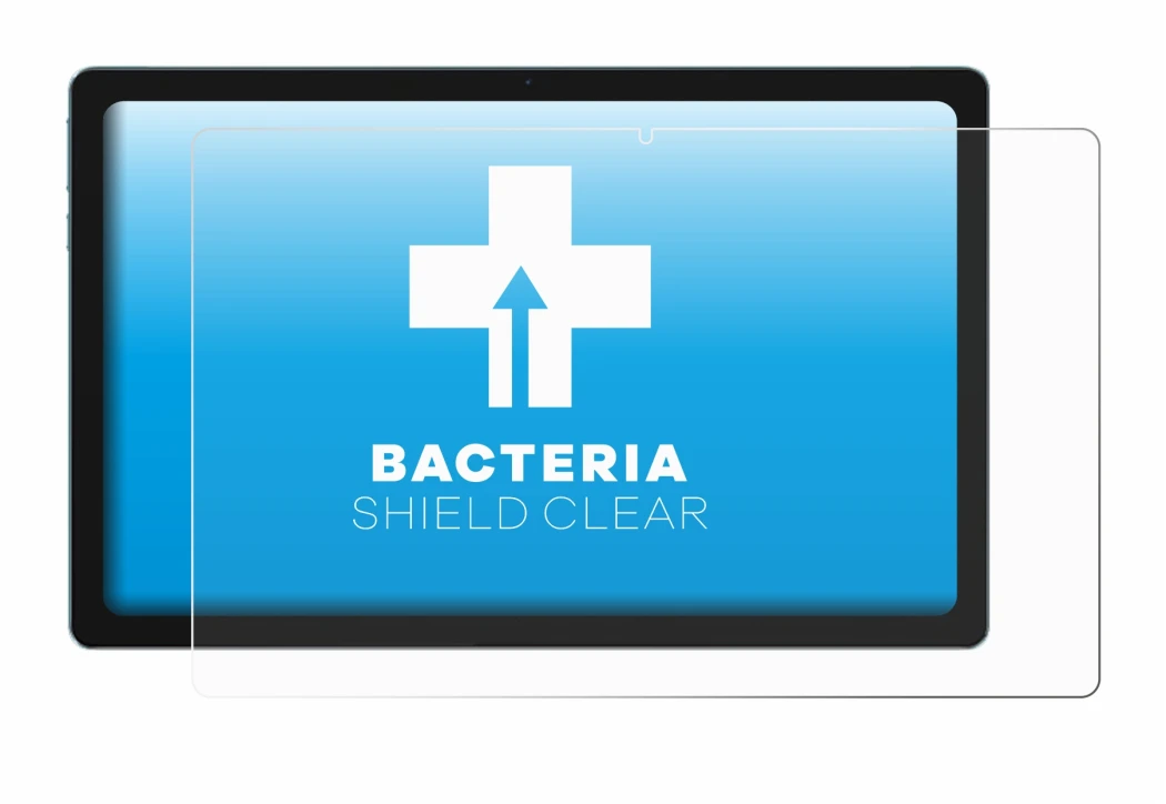 Abbildung des Geräts Blackview Tab 11 mit einer Vielzahl des Displayschutzes.