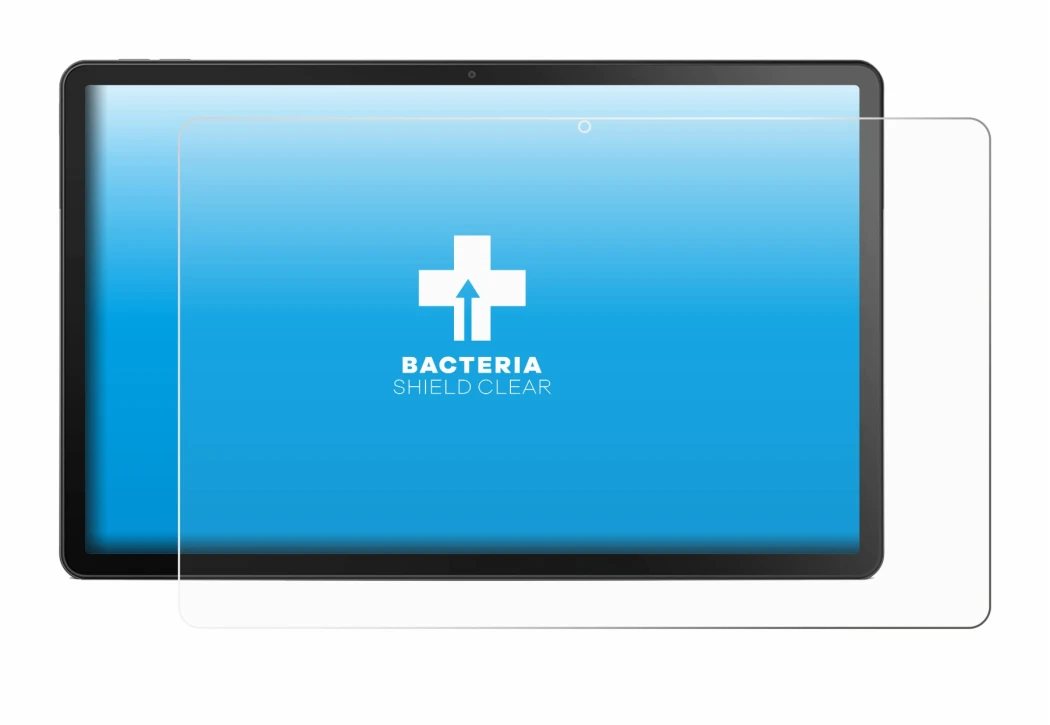 Abbildung des Geräts Lenovo Tab M10 Plus (3. Gen.) mit einer Vielzahl des Displayschutzes.