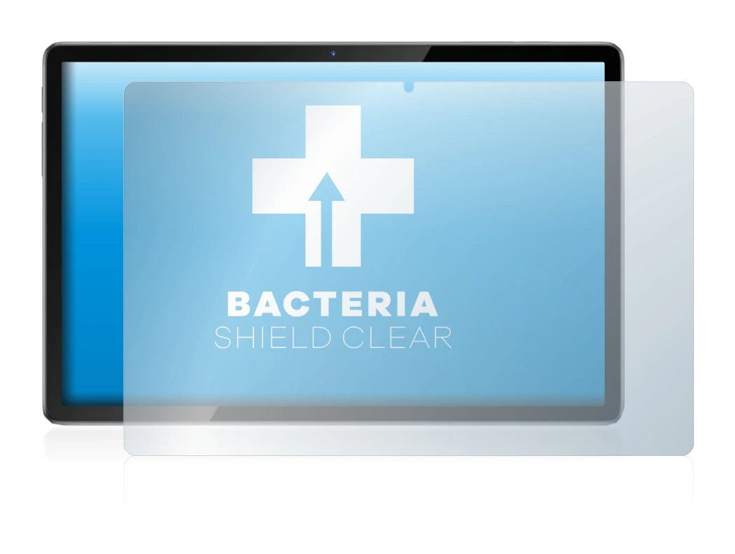 Abbildung des Geräts Blackview Tab 12 mit einer Vielzahl des Displayschutzes.