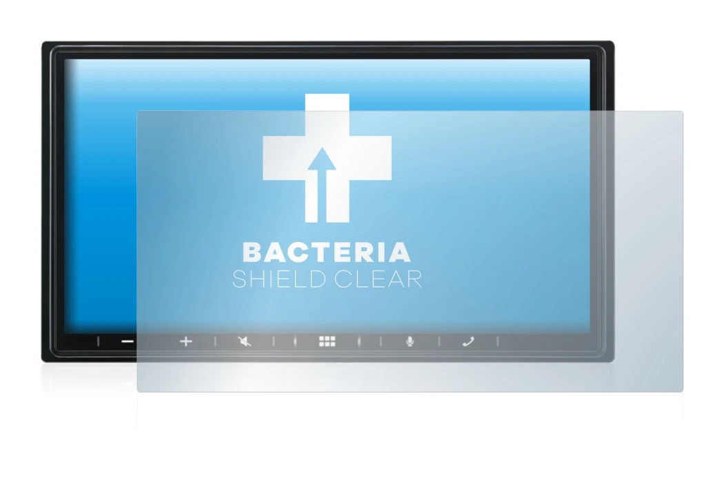 Abbildung des Geräts Alpine iLX-W690D mit einer Vielzahl des Displayschutzes.