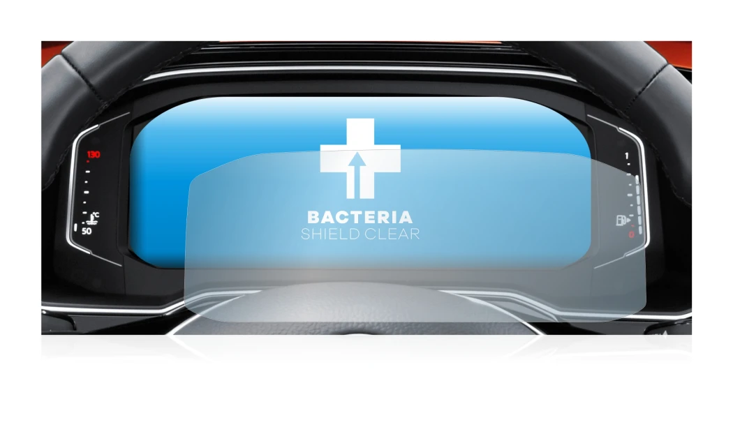 Abbildung des Geräts Volkswagen Tiguan 2021 Digital Cockpit Pro mit einer Vielzahl des Displayschutzes.