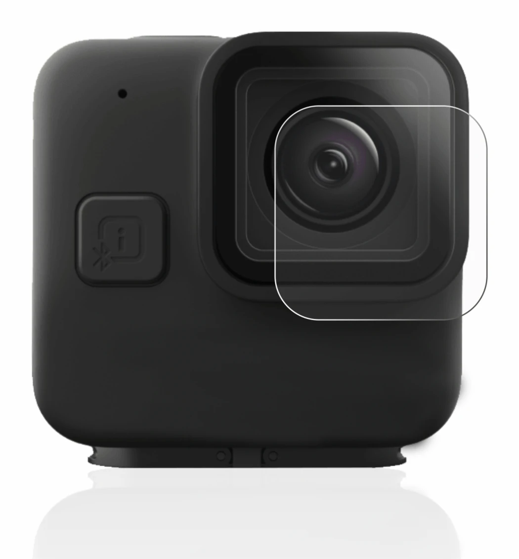 Abbildung des Geräts GoPro Hero 11 mini Linse (Gehäuse) mit einer Vielzahl des Displayschutzes.