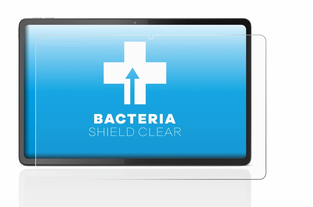 Abbildung des Geräts Lenovo Tab P11 Gen 2 mit einer Vielzahl des Displayschutzes.