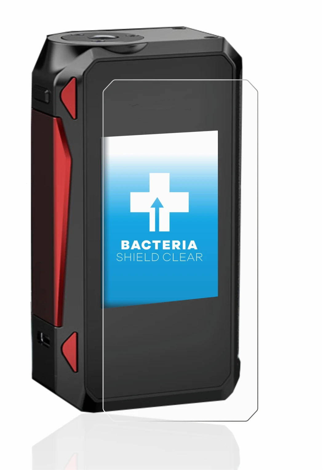 Abbildung des Geräts Smok G-Priv 4 mit einer Vielzahl des Displayschutzes.