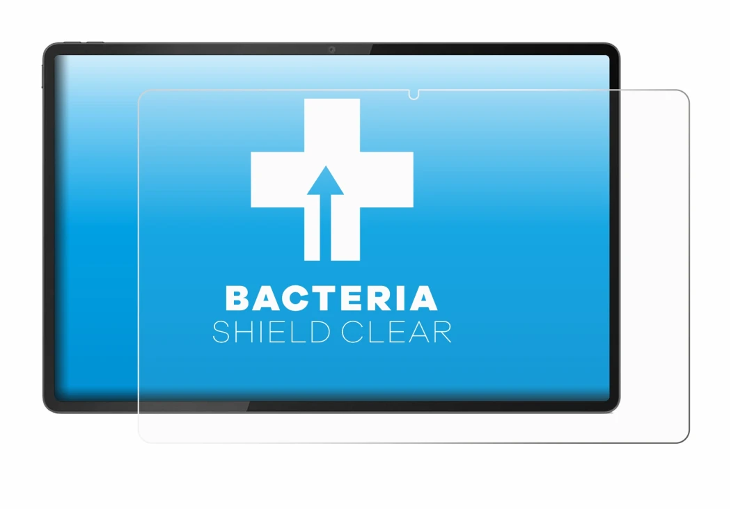 Abbildung des Geräts Lenovo Tab Extreme mit einer Vielzahl des Displayschutzes.