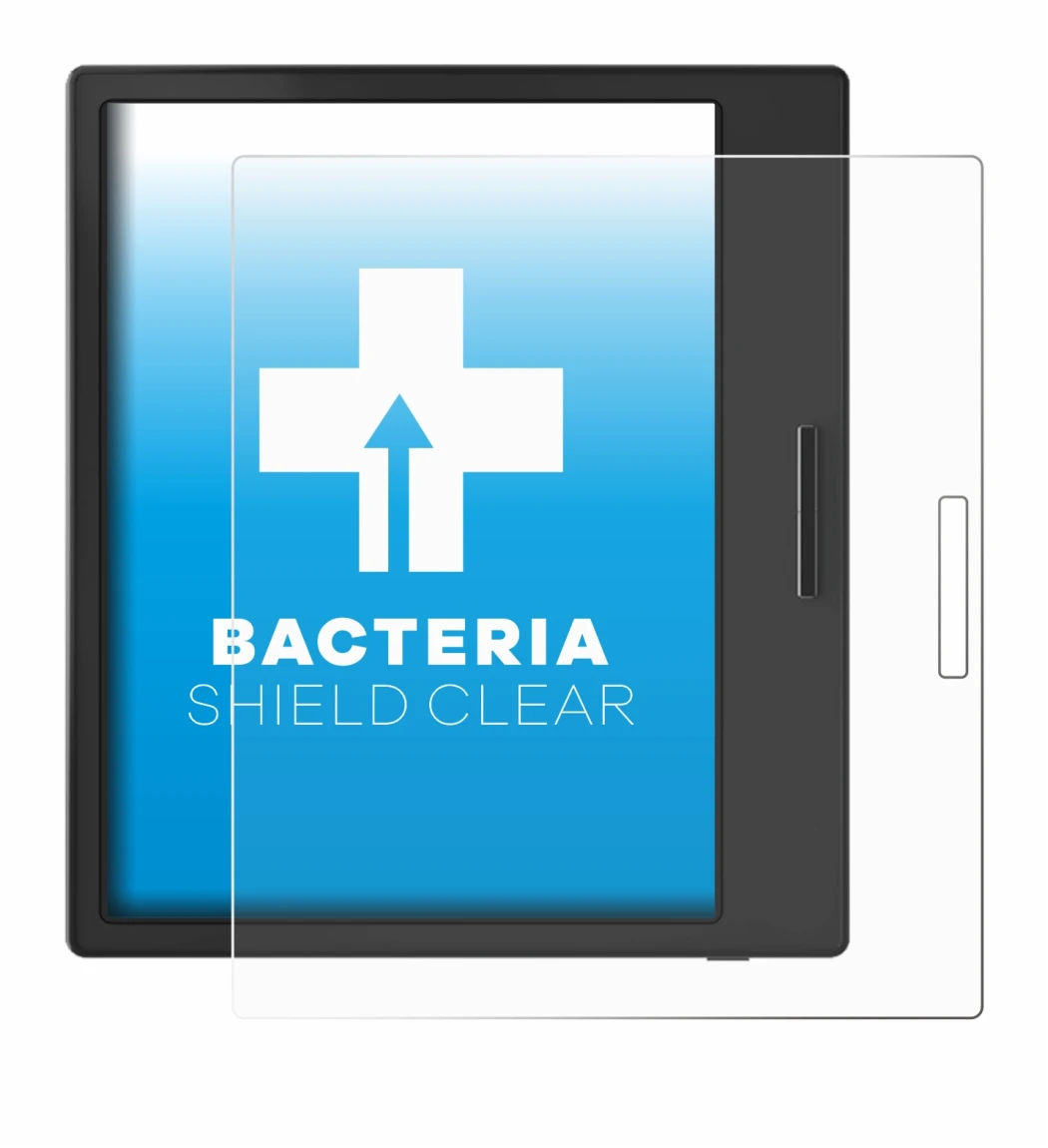 Abbildung des Geräts Boox Page mit einer Vielzahl des Displayschutzes.