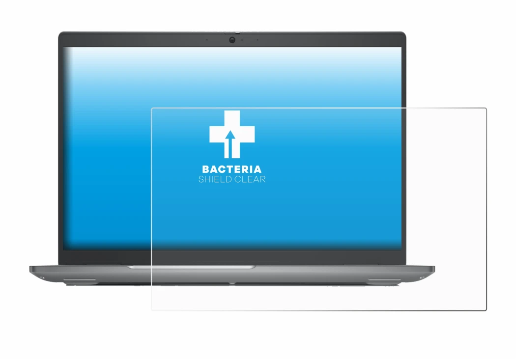 Abbildung des Geräts Dell Latitude 5540 mit einer Vielzahl des Displayschutzes.