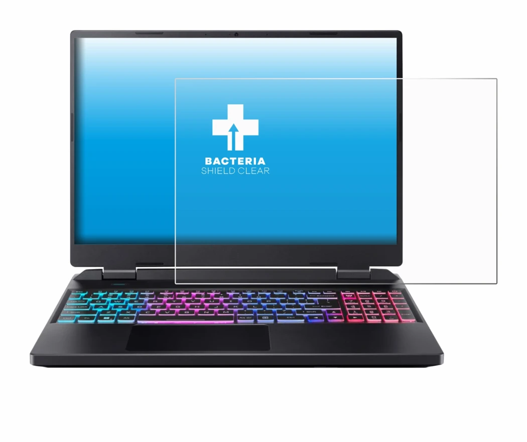 Abbildung des Geräts Acer Predator Helios Neo 16 mit einer Vielzahl des Displayschutzes.