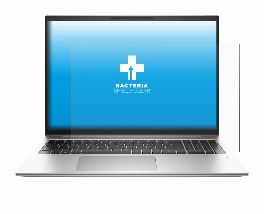 Abbildung des Geräts HP EliteBook 865 G10 mit einer Vielzahl des Displayschutzes.