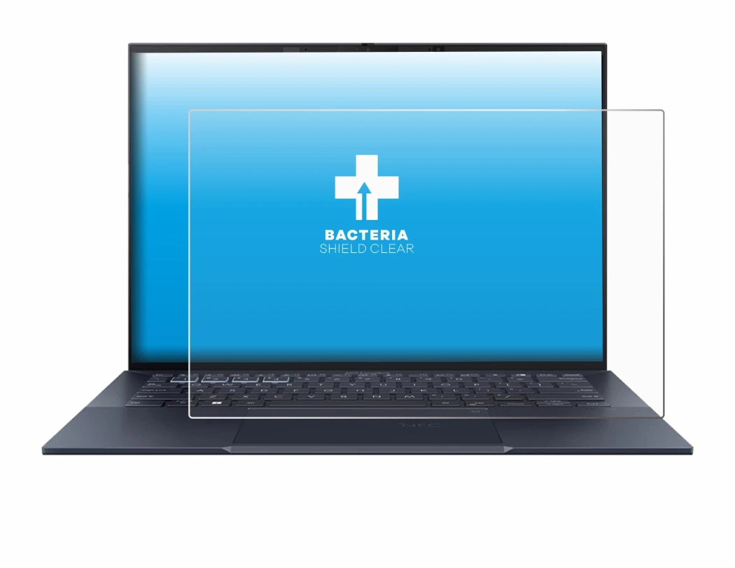 Abbildung des Geräts ASUS ExpertBook B9 B9403 mit einer Vielzahl des Displayschutzes.