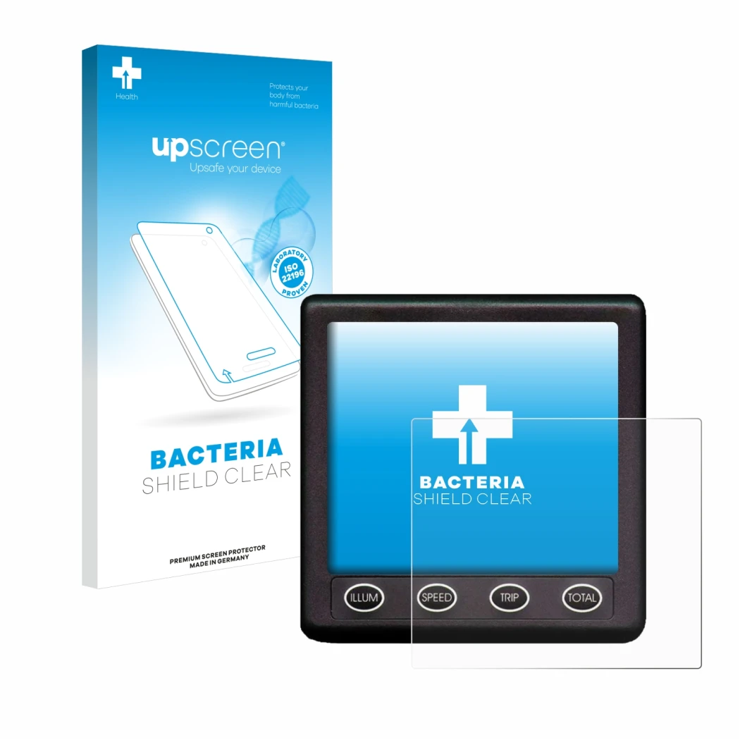 Vorderseite einer Produktverpackung mit dem Markenlogo upscreen. Daneben ist das Gerät Nasa Marine Instruments Clipper Duet Sy