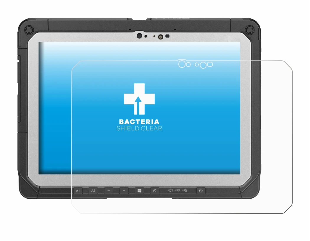 Abbildung des Geräts Panasonic Toughbook CF-20 MK2 mit einer Vielzahl des Displayschutzes.