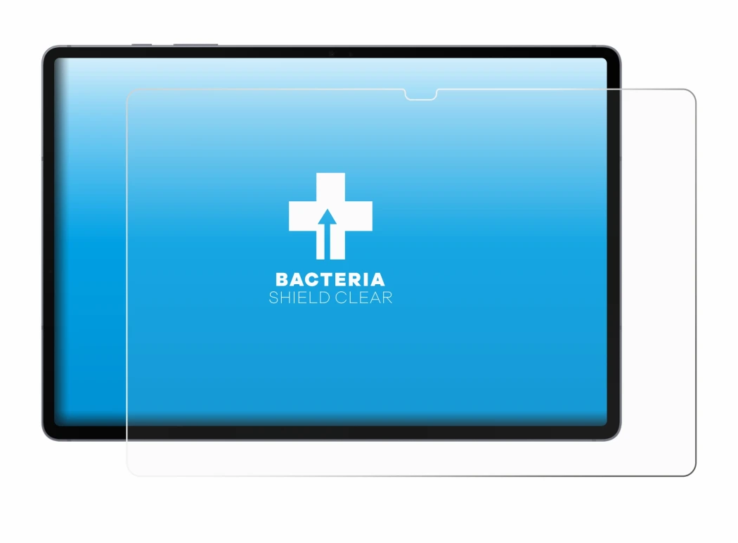 Abbildung des Geräts Samsung Galaxy Tab S10 Plus WiFi mit einer Vielzahl des Displayschutzes.
