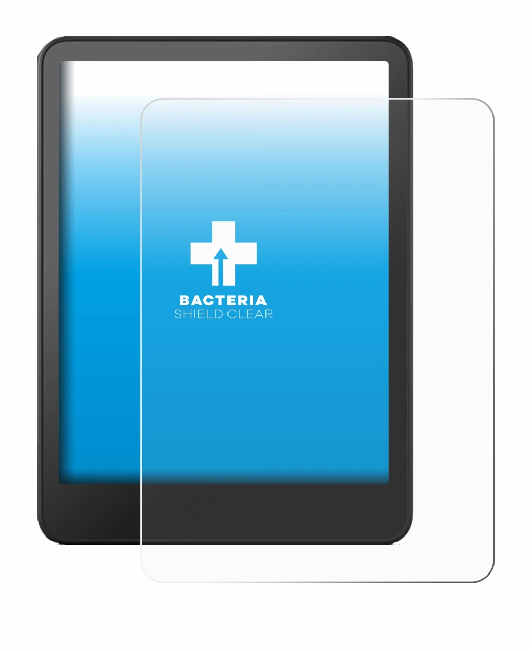 Abbildung des Geräts Amazon Kindle Colorsoft Signature Edition mit einer Vielzahl des Displayschutzes.