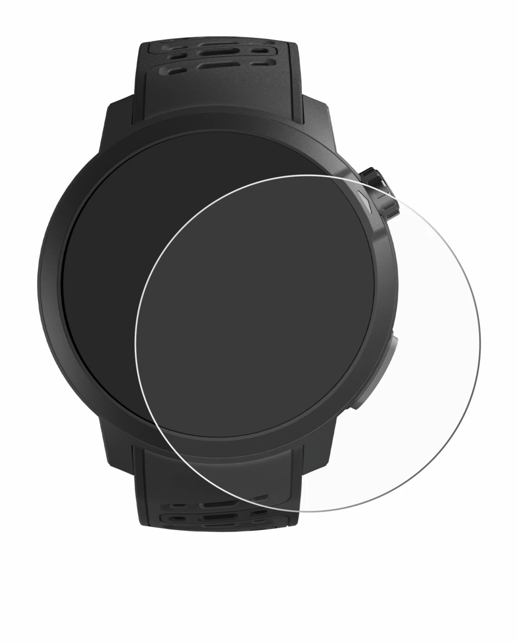 Abbildung des Geräts Coros Pace Pro mit einer Vielzahl des Displayschutzes.