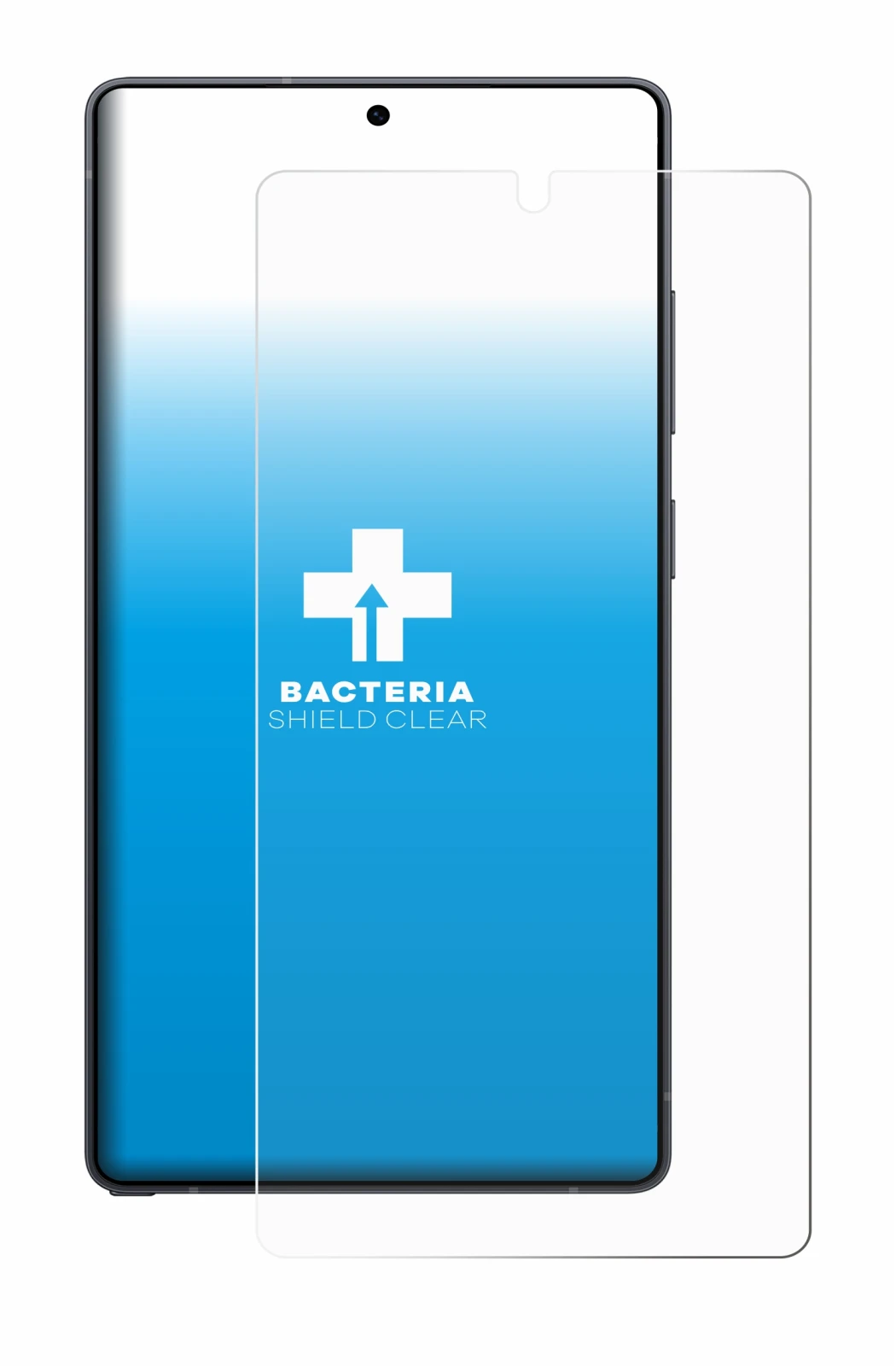 Abbildung des Geräts Samsung Galaxy S25 Ultra Enterprise Edition mit einer Vielzahl des Displayschutzes.