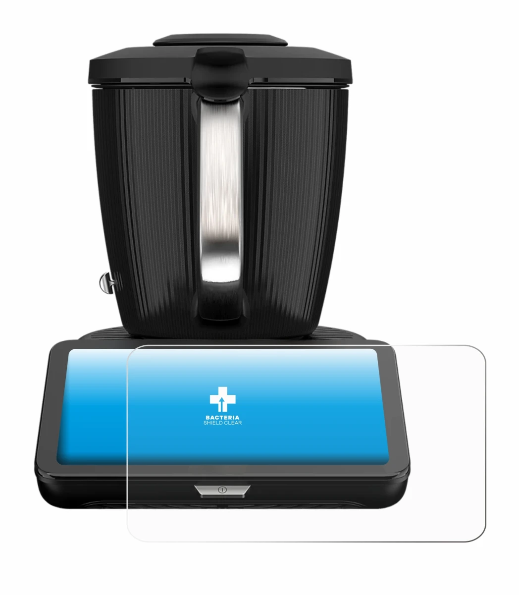 Abbildung des Geräts Vorwerk Thermomix TM7 mit einer Vielzahl des Displayschutzes.
