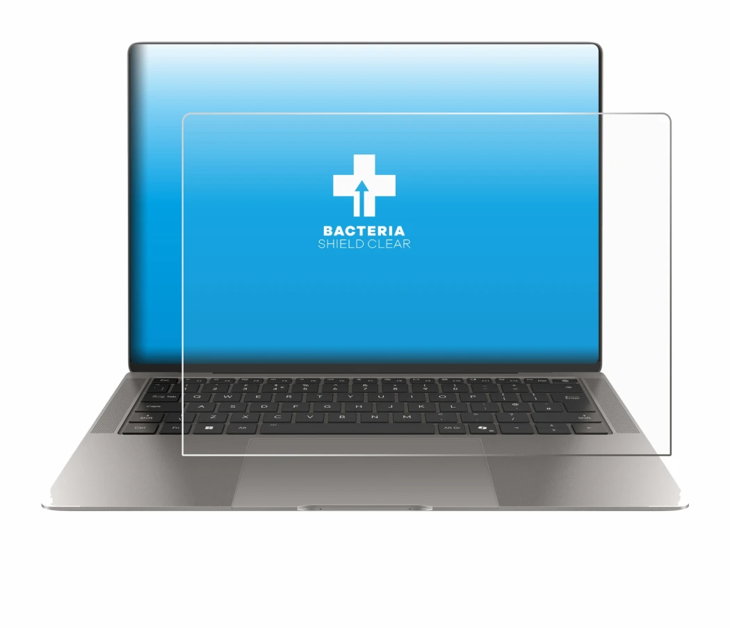 Abbildung des Geräts Honor MagicBook Art 14 mit einer Vielzahl des Displayschutzes.