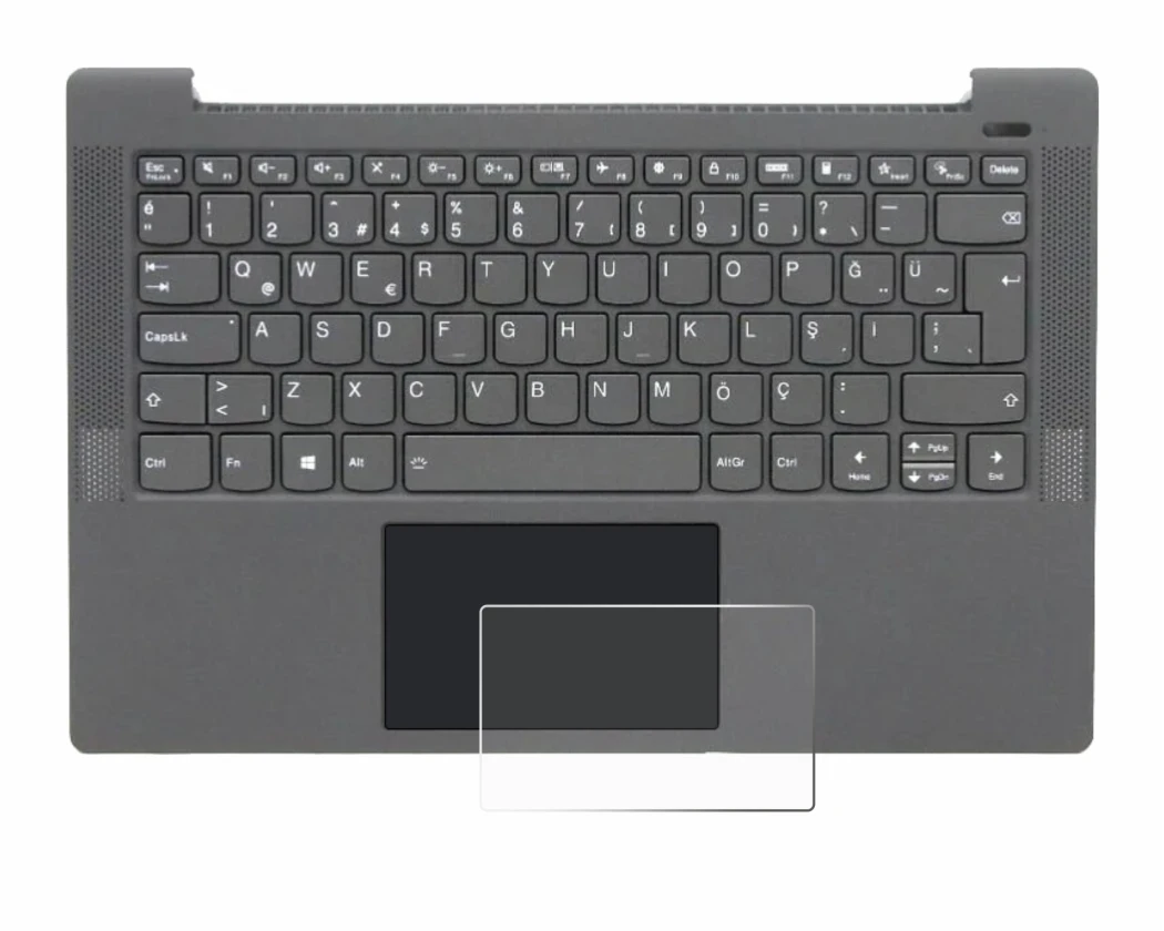 Abbildung des Geräts Lenovo IdeaPad 5 14ALC05 Touchpad mit einer Vielzahl des Displayschutzes.