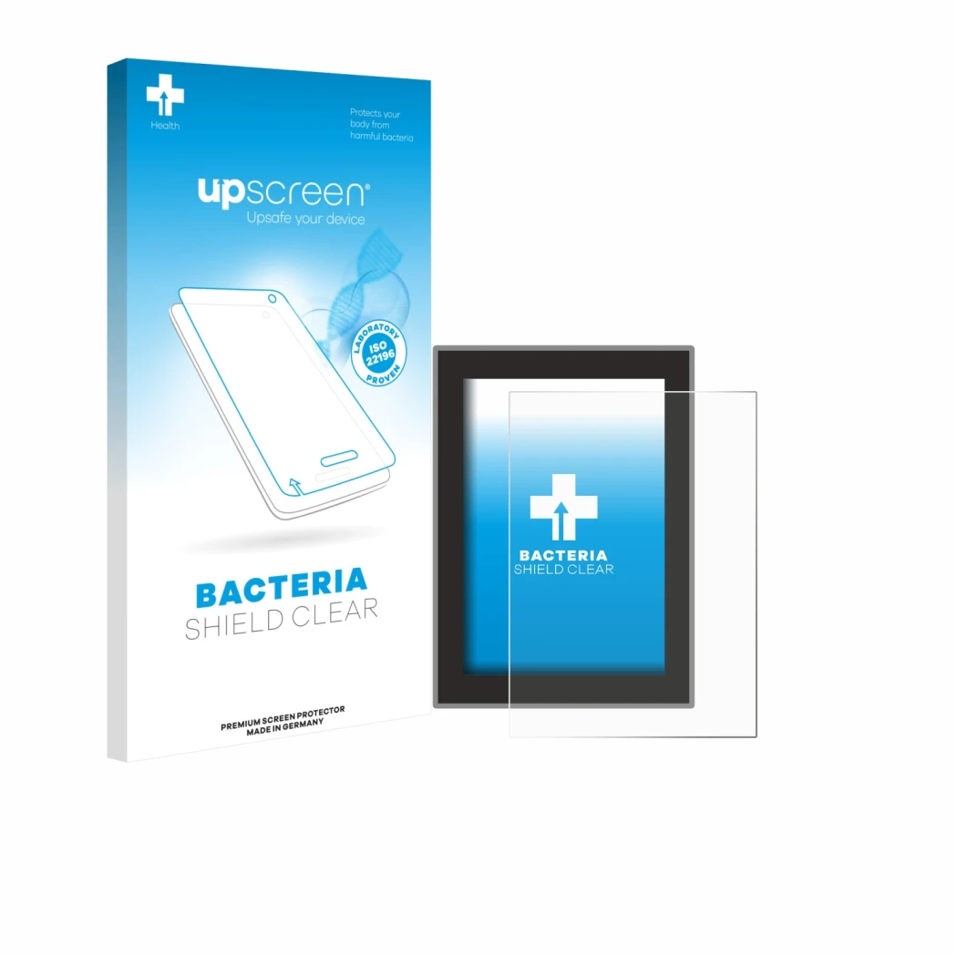 Vorderseite einer Produktverpackung mit dem Markenlogo upscreen. Daneben ist das Gerät Volvo XC60 (2018–2024) mit dem zugehöri