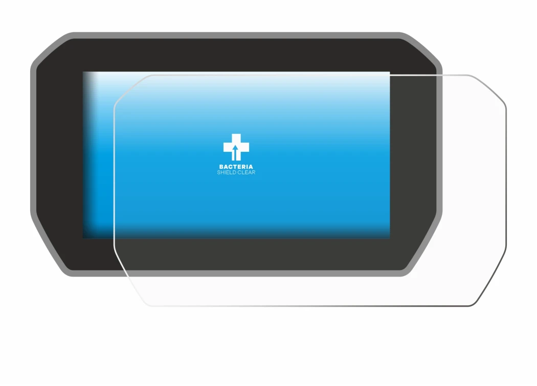 Abbildung des Geräts Ducati V4 Rally (2024) mit einer Vielzahl des Displayschutzes.