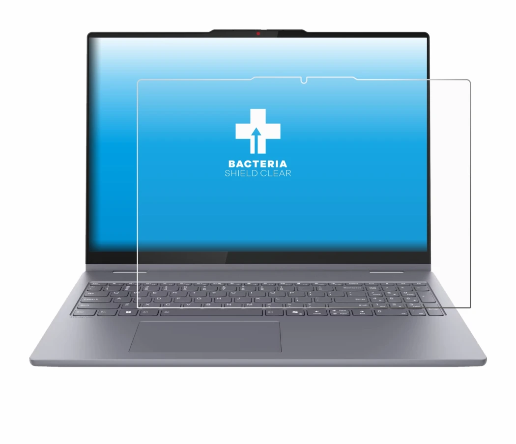 Abbildung des Geräts Lenovo IdeaPad 5 2-in-1 14AKP10 mit einer Vielzahl des Displayschutzes.