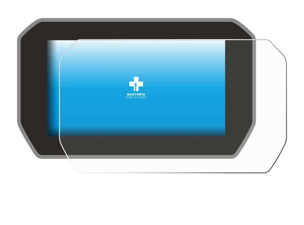 Abbildung des Geräts Ducati V4S 2021 Tachoanzeige mit einer Vielzahl des Displayschutzes.