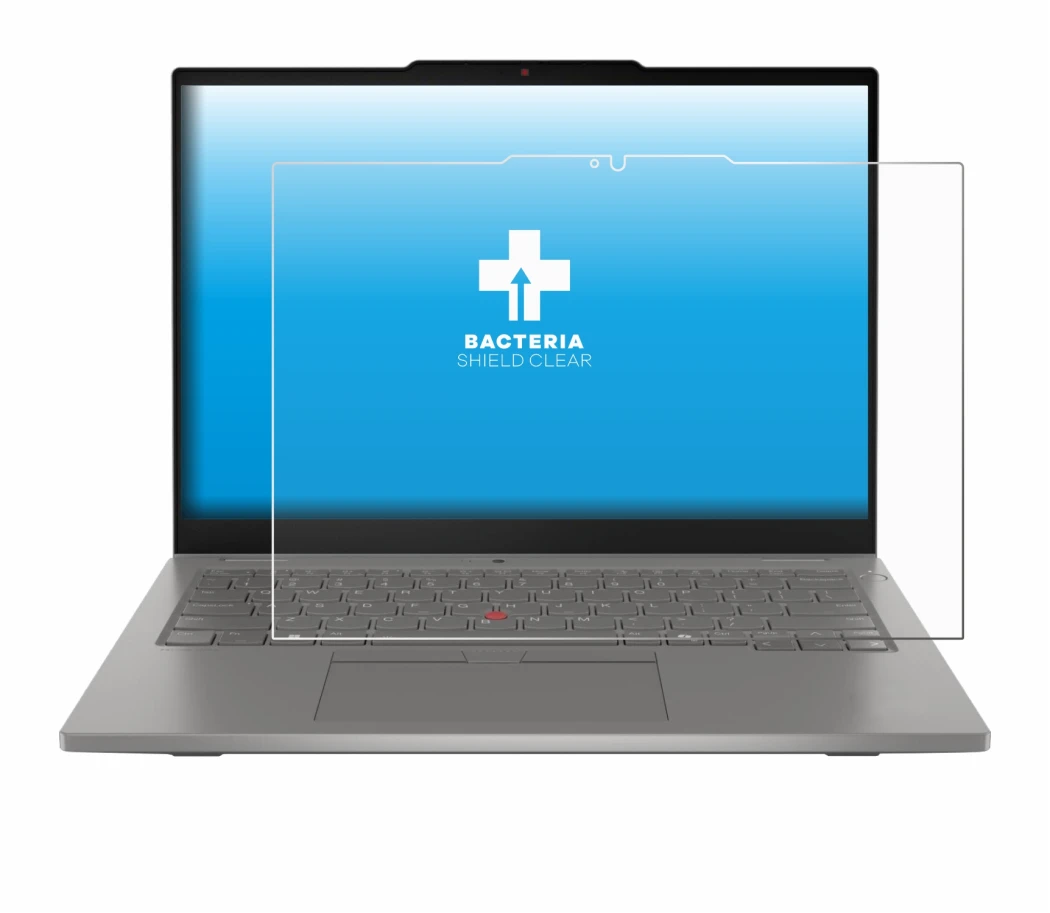 Abbildung des Geräts Lenovo ThinkPad L13 2-in-1 Gen 6 mit einer Vielzahl des Displayschutzes.