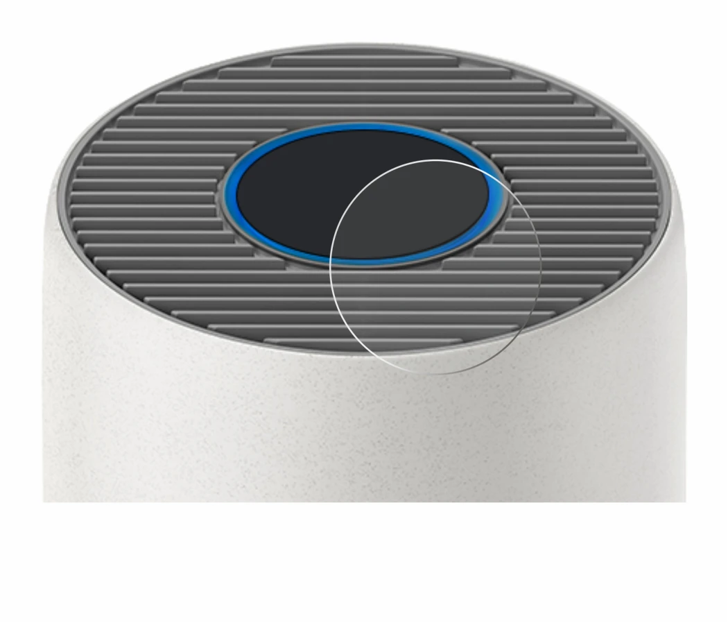 Abbildung des Geräts Philips 2000i Series AC2939 mit einer Vielzahl des Displayschutzes.