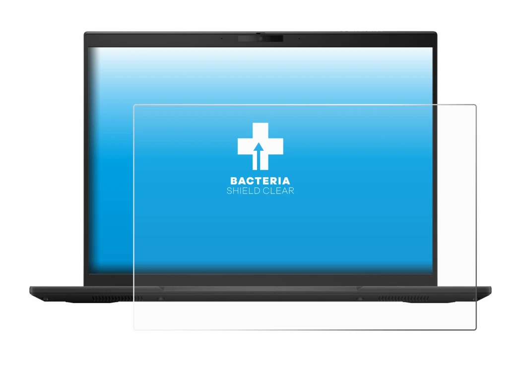 Abbildung des Geräts ASUS ExpertBook B3 B3404 mit einer Vielzahl des Displayschutzes.